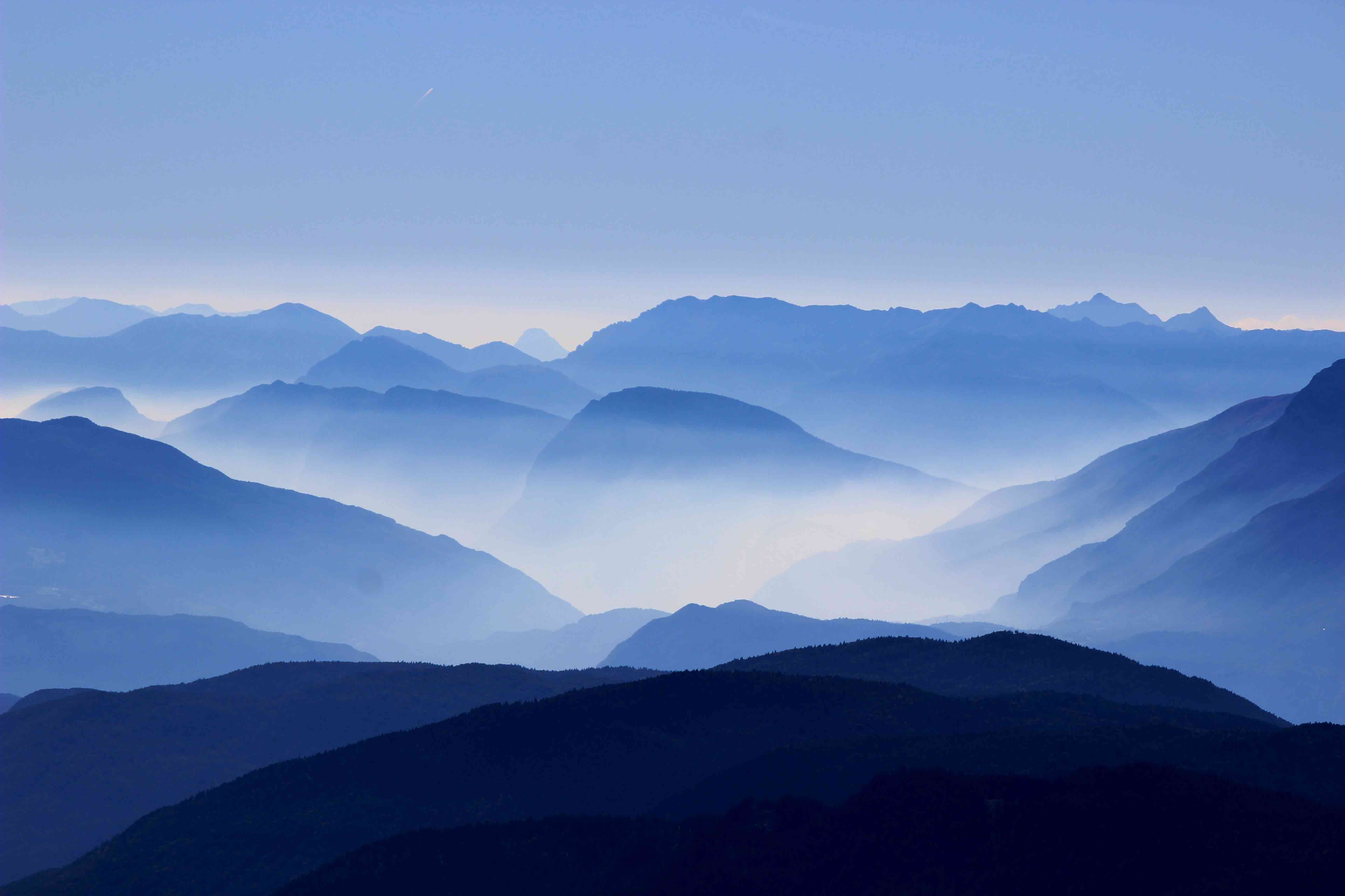 Foggy Mountains panoramic