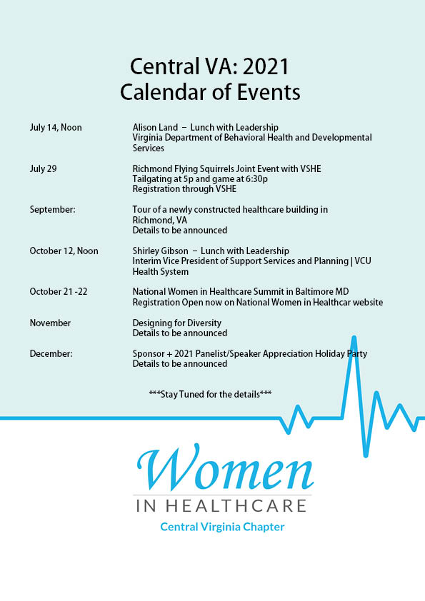 Central VA: 2021 Calendar of Events