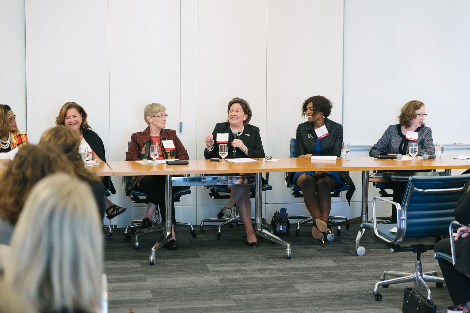 Women in healthcare meeting